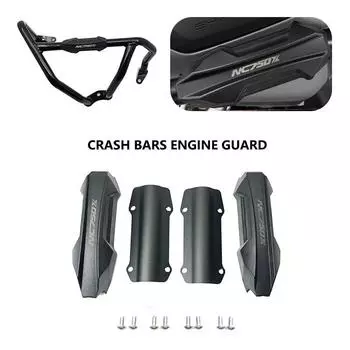 Для HONDA NC750X NC 750X NC 750 X 2014-2022 мотоциклетный бампер, защита двигателя, декоративный блок 25 мм NC750X LOGO