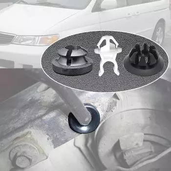 Для Honda Odyssey 1995 1996 1997 1998 1999 2000 2001 2002 2003 2004 Передний капот, опора, опорный зажим, втулка, зажим, заклепка 1SET