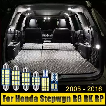 Для Honda Stepwgn RG RK RP 2005 2006 2007 2008 2009 2010 2011 2012 2013 2014 2015 2016 12 В светодиодные автомобильные лампы для чтения лампы багажника RP 2015-2016 розовый