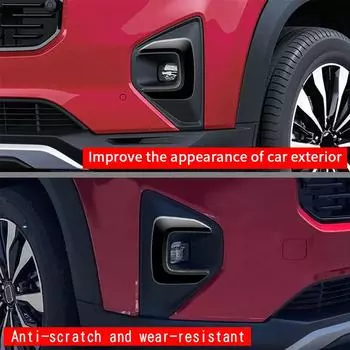 Для HONDA WR-V WRV 2024 2025 ABS Передний задний бампер Аксессуары для освещения Противотуманные фары Отделка рамы автомобиля Противотуманная решетка Крышка Декор P8K4