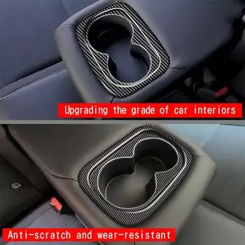 Для Honda WR-V WRV 2024 2025 ABS заднее центральное сиденье держатель стакана для воды декоративная панель Stciker крышка отделка аксессуары для интерьера