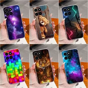 Для Honor 9S 9X Pro X6a X7a X8a Y6S 20S 20i 50 lite задняя крышка модное звездное небо матовый мягкий силиконовый ТПУ прозрачный противоударный бампер для чести Honor 10i