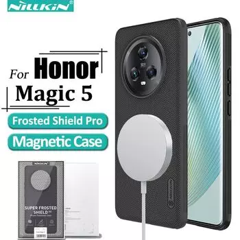 Для Honor Magic 5 Чехол Nillkin Frosted Shield Pro Магнитный ПК Жесткая задняя крышка для Honor Magic5 Чехол