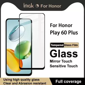 Для Honor Play 60 Plus 5G Glass IMAK Full Coverage Закаленное стекло Пленка Pro+ Series Honor Play 60 Plus 5G