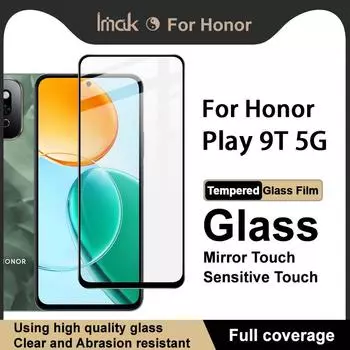 Для Honor Play 9T 5G Glass IMAK Full Coverage Закаленное стекло Пленка Pro+ Series Honor Play 9T 5G