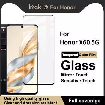 Для Honor X60 5G Glass IMAK Full Covered Glass Film Pro+ Series Honor X60 5G