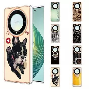 Для Honor X6a, Honor 90, Honor 90 Lite, Honor X9a, Honor X8a... Животные, леопард, пиво Узоры для украшения в форме ультратонкого мягкого чехла для телефона Honor Magic 5 Pro
