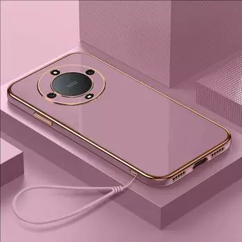 Для Honor X9B чехол Роскошный квадратный чехол для телефона Honor X9A Чехол Honor Magic5 Lite Противоударный мягкий силиконовый чехол-накладка Fundas Honor Magic5 Lite&Case & Strap