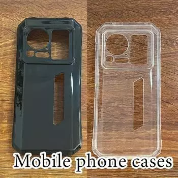 Для Hotwav Hyper 7 Pro мягкий чехол для телефона TPU для HOTWAV HYPER прозрачный черный силиконовый 7pro Protectiv X7C1 Black-1pcs