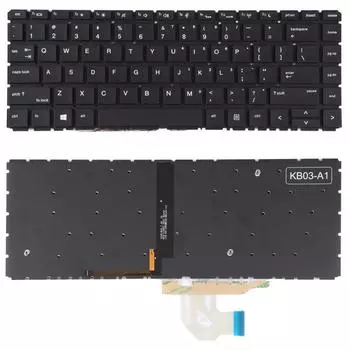 Для HP Probook 440 G6 445 G6 440 G7 445 G7 клавиатура версии США с подсветкой For HP Probook 440 G6 445 G6 440 G7 445 G7