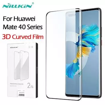 Для Huawei Mate 40 Pro пленка 3D Nillkin ударопрочная изогнутая пленка изогнутый полноэкранный клей защитный для Mate40 + Plus RS Prosche Not Glass Mate 40