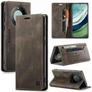 Для Huawei Mate 60 Чехол-кошелек из кожи флип-чехол Для Huawei Mate 60 Pro Plus Чехол Роскошный магнитный чехол Huawei Mate 60 чёрный