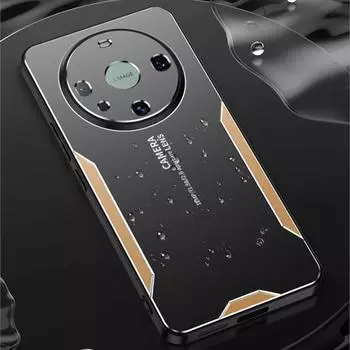 Для Huawei Mate 60 Pro Чехол Металлический Алюминиевый Защитный Чехол Для Huawei Mate 60 Предотвращает Отпечатки Пальцев For Mate 60 Pro синий