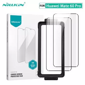 Для Huawei Mate 60 Pro пленка 3D Nillkin ударопрочная изогнутая пленка изогнутая полноэкранная клейкая защитная пленка, а не стекло Huawei Mate 60 Pro