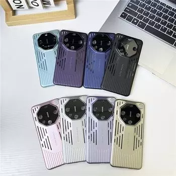 Для Huawei Mate 60 Pro Plus RS Ultimate Aromatherapy Heat Dissipation Breathable Cooling PC Case Anti Fingerprint Protector Back Cover Shell Mate 60 чёрный