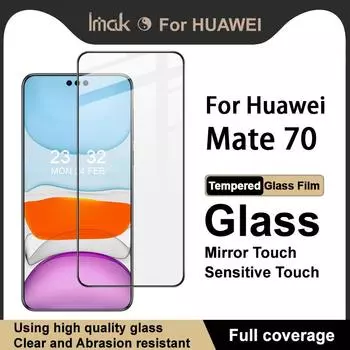 Для Huawei Mate 70 Glass IMAK Full Coverage Tempered Glass Film Pro+ Series Huawei Mate 70