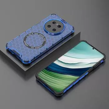 Для Huawei Mate 70 Pro Plus 70pro чехол для Magsafe Magnetic Full Protection Cover для Mate70 70 Pro+ Ударопрочный прозрачный бронированный TPU +PC Чехлы mate 70 pro plus чёрный