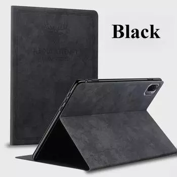 Для Huawei Matepad pro 12.6 11 2021 2022 Планшет Фунда Тонкий Ретро Складной Чехол-книжка Подставка Искусственная кожа Смарт-чехол для matepad SE Air honor V6 10.4inch чёрный