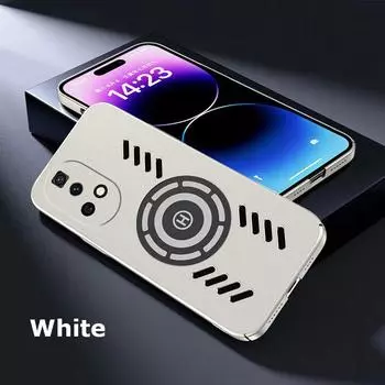 Для Huawei nova 12 12s 11 10 9 8 7 SE Lite Pro Ultra Ice Магнитный теплоотводящий матовый чехол для ПК с защитой от отпечатков пальцев дышащий охлаждающий чехол Shell nova 7 5G чёрный