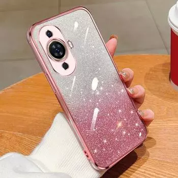 Для Huawei nova 12s 12 s nova12s FOA-LX9 чехол мягкий силиконовый край с покрытием из ТПУ чехол для телефона задняя крышка For Huawei nova 12s фиолетовый