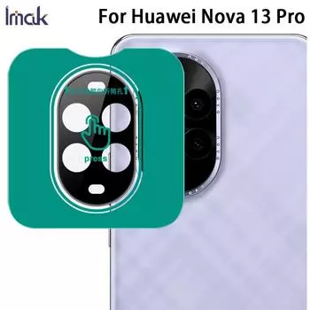 Для Huawei Nova 13 Pro Glass IMAK Black Version High Definition Glass Lens Film Self-positioning Version Huawei Nova 13 Pro