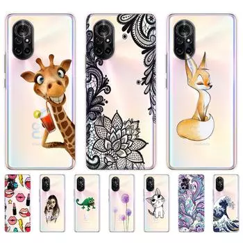 Для Huawei Nova 8 Чехол Nova8 5G 4G Задняя крышка для Huawei Nova 8 5G Чехлы для телефонов Мягкие силиконовые TPU Fundas 6,57 дюйма Милая мода Huawei Nova 8 4G