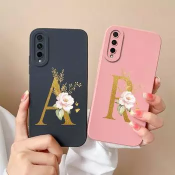 Для Huawei P Smart 2021 Pro Y5P Y6P Y6S Y7P Y7A задняя крышка телефона модный жидкий мягкий силикон противоударный защитный матовый цветок для бампера Huawei Huawei P Smart 2021