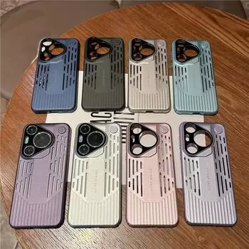 Для Huawei Pura 70 P70 Ultra Pro Plus ароматерапия рассеивание тепла дышащий охлаждающий ПК чехол против отпечатков пальцев защитная задняя крышка Shell Pura 70 чёрный