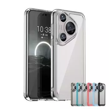 Для Huawei Pura 70 Pro Чехол Huawei Pura 70 Pro Plus Ultra Cover Противоударный Жесткий ПК Роскошный силиконовый защитный чехол для телефона Huawei Pura 70 Huawei Pura70 Ultra синий