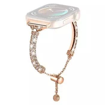 Для Huawei Watch Fit 3 металлический ремешок со стразами браслет ремешок Rose Gold