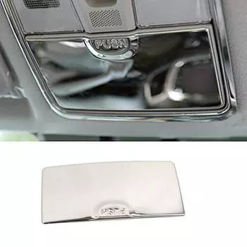 Для Hyundai Creta IX25 2016-2018 футляр для очков, ящик для хранения, накладка, рамка, нержавеющая сталь, внутренняя наклейка серебряный