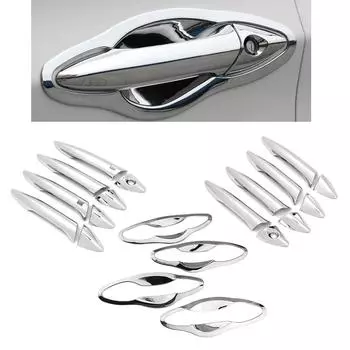 Для Hyundai Elantra i35 2011-2016 5-го поколения ABS хромированная отделка дверной ручки и крышка дверной чаши автомобильный стиль 2012 2013 2014 2015