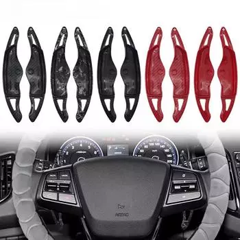 Для Hyundai Elantra Tucson Sonata Genesis G70 2018-2022 Автомобильный руль Подрулевой переключатель Удлинитель ABS Отделка Аксессуары