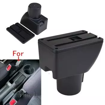 Для Hyundai Getz Armrest box Для Hyundai GETZ Car Armrest Curved Surface Leather Простая установка Car Storage box Interior