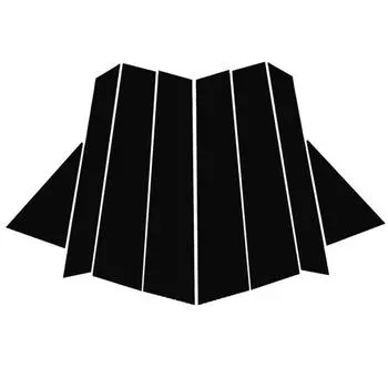 Для Hyundai i30 Хэтчбек 2018-2023 Аксессуары 8 шт. Накладки на стойки дверей, Накладка на рамку окна двери, Наклейка, Автозапчасти, Экстерьер