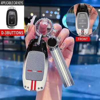 Для Hyundai I30 Ix35 KONA Encino Solaris Azera Grandeur Ig Accent Santa Fe Palisade 3/4/5 кнопок чехол для автомобильного ключа чехол для брелока