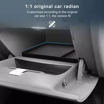 для Hyundai IONIQ 5 Car Center Glove Storage Box Container Organizer Case TPE Tidying Interior Accessories