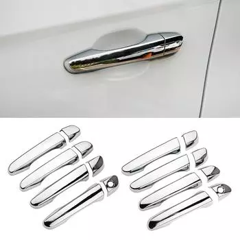 Для Hyundai ix25 Creta 2015 2016 2017 2018 2019 хромированный стиль наружная дверная ручка крышка молдинг рамка хромированная наклейка на автомобиль