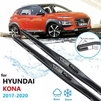 Для Hyundai Kona 2017 2018 Kauai автомобильные щетки стеклоочистителя переднее ветровое стекло дворники автомобильные аксессуары J Hook Style A