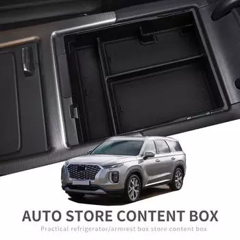 для Hyundai Palisade 2025 + центральная консоль подлокотник ящик для хранения лоток органайзер аксессуары для интерьера уборка