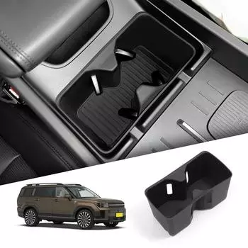 для Hyundai Santa Fe 2025 2025 держатель для стакана воды ящик для хранения силиконовый амортизирующий поднос для стакана аксессуары для уборки автомобиля