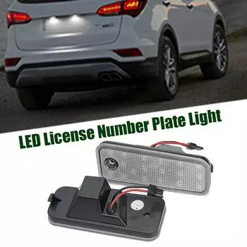 Для Hyundai Santa Fe DM Grand Santa Fe NC 2013-2018 Высокая яркость белый светодиодный светильник номерного знака