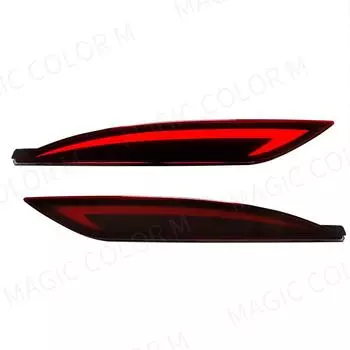 Для Hyundai Sonata 8 2010 2011 2012 2013 2014 светодиодный отражатель заднего бампера стоп-сигнал указатель поворота противотуманная фара 2 шт. автомобильные аксессуары