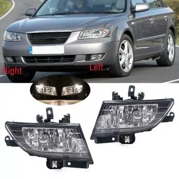 Для Hyundai Sonata NF 2005 2006 2007 2008 2009 2010 противотуманная фара переднего бампера автомобиля противотуманная фара противотуманная фара 1pc left