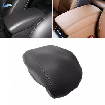 Для Hyundai Tucson 2015 2016 2017 2018 интерьер центральной консоли подлокотник чехол из микрофибры кожаная защита чёрный