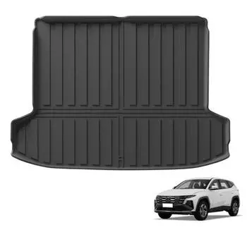 для Hyundai Tucson 2025-2025 TPE 3D автомобильный грузовой коврик багажник/спинка накладка водонепроницаемый черный