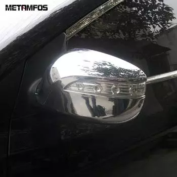 Для Hyundai Tucson ix35 2010 2011 2012 2013 2014 хромированная боковая дверь зеркало заднего вида крышка накладка протектор аксессуары автомобиль