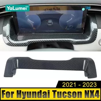 Для Hyundai Tucson NX4 2021 2022 2023 Hybrid N Line Car Dashboard Display Speedometer Gauge Cover Trim Frame Accessories