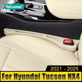 Для Hyundai Tucson NX4 2021 2022 2023 2024 2025 гибридный N Line автомобильный зазор сиденья противоутечка заглушка полоска слот сиденье зазор органайзер чёрный