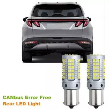 Для Hyundai Tucson NX4 2022 2023 2 шт. 69smd светодиодный сигнал поворота для салона автомобиля, резервные задние фонари заднего хода, лампы white backup light